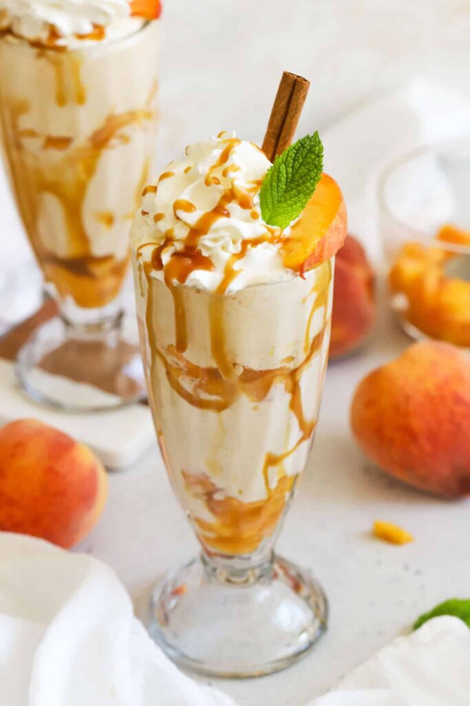 peach cobbler freeze